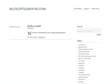 Tablet Screenshot of bluelittlemouse.com